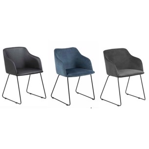 CASABLANCA - Arm stol - 3 Varianter - Lækker stol i læder eller stof.